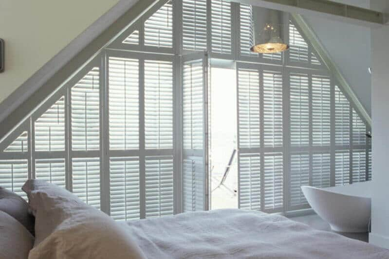 Shaped window shutters