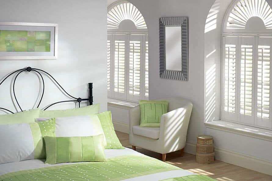 Shaped window shutters