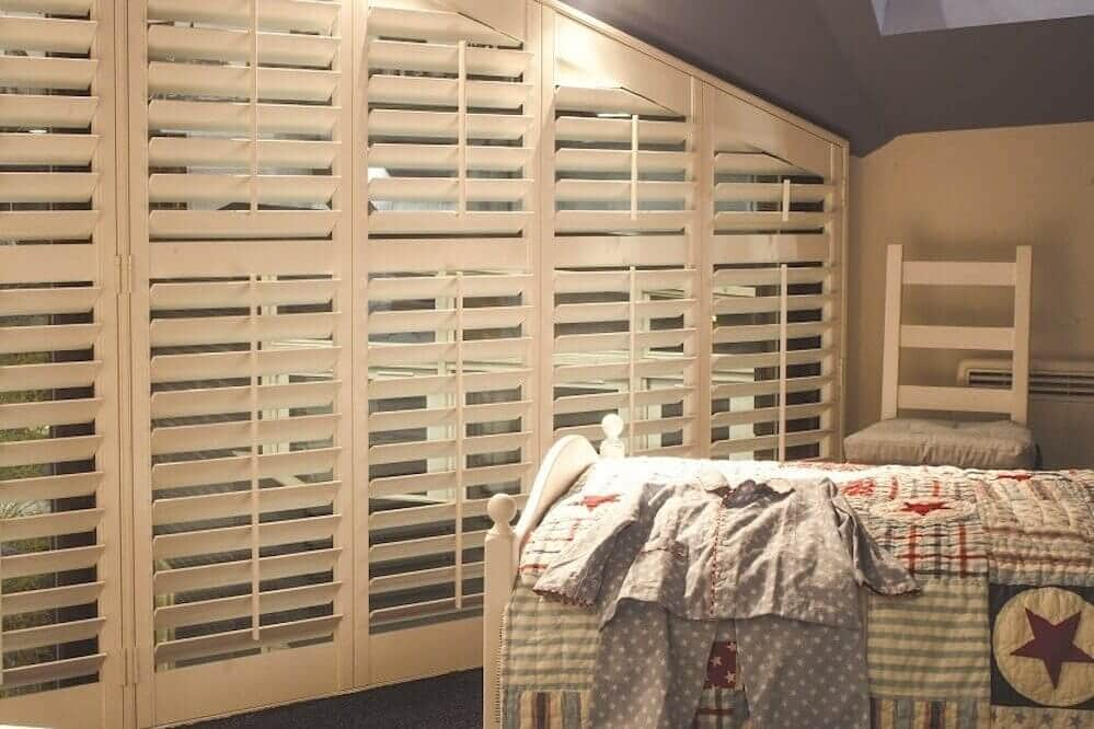 Shaped window shutters