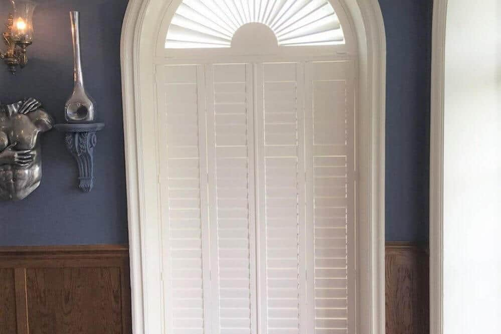 Shaped window shutters